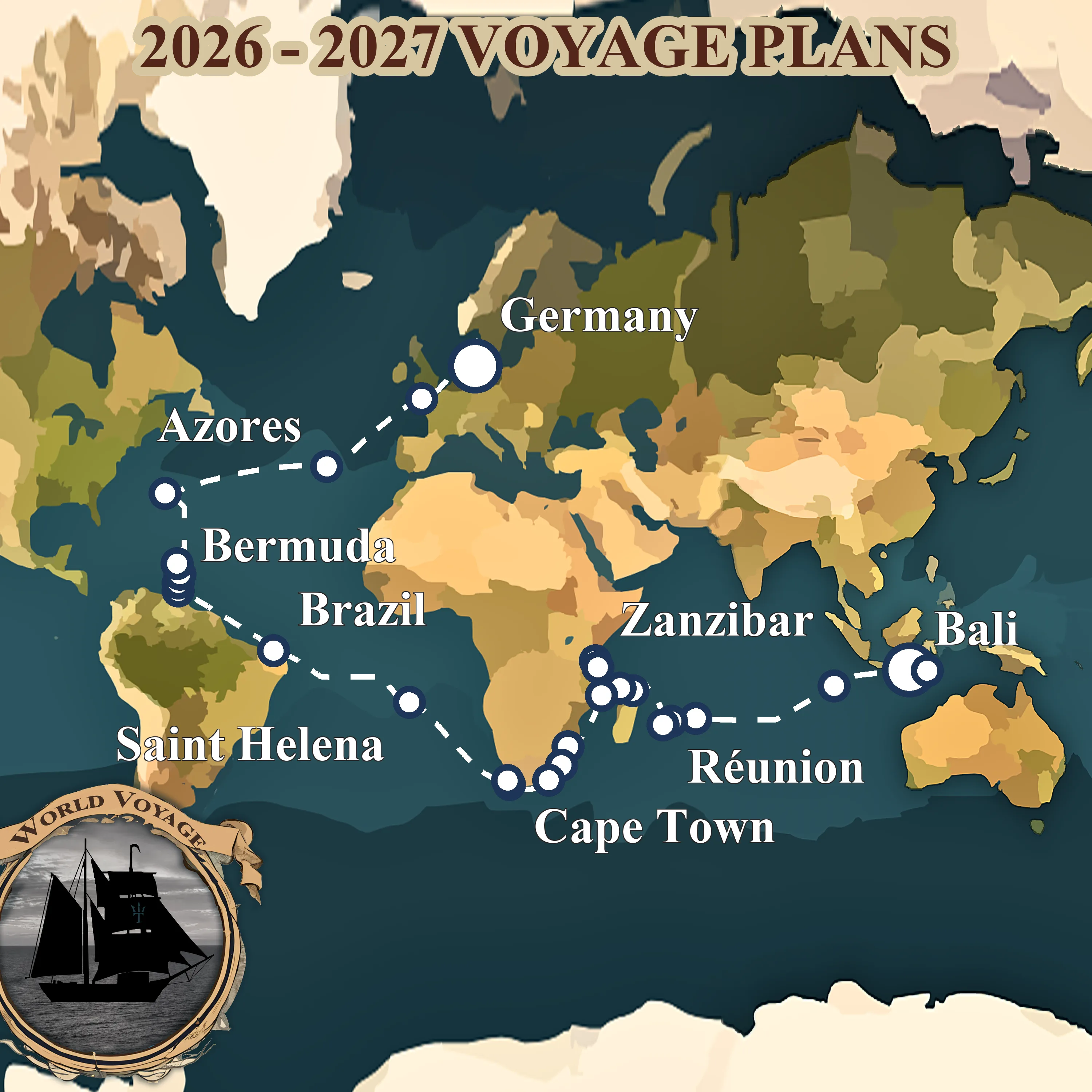 How long does it take to sail around the world? Real timelines for 2026