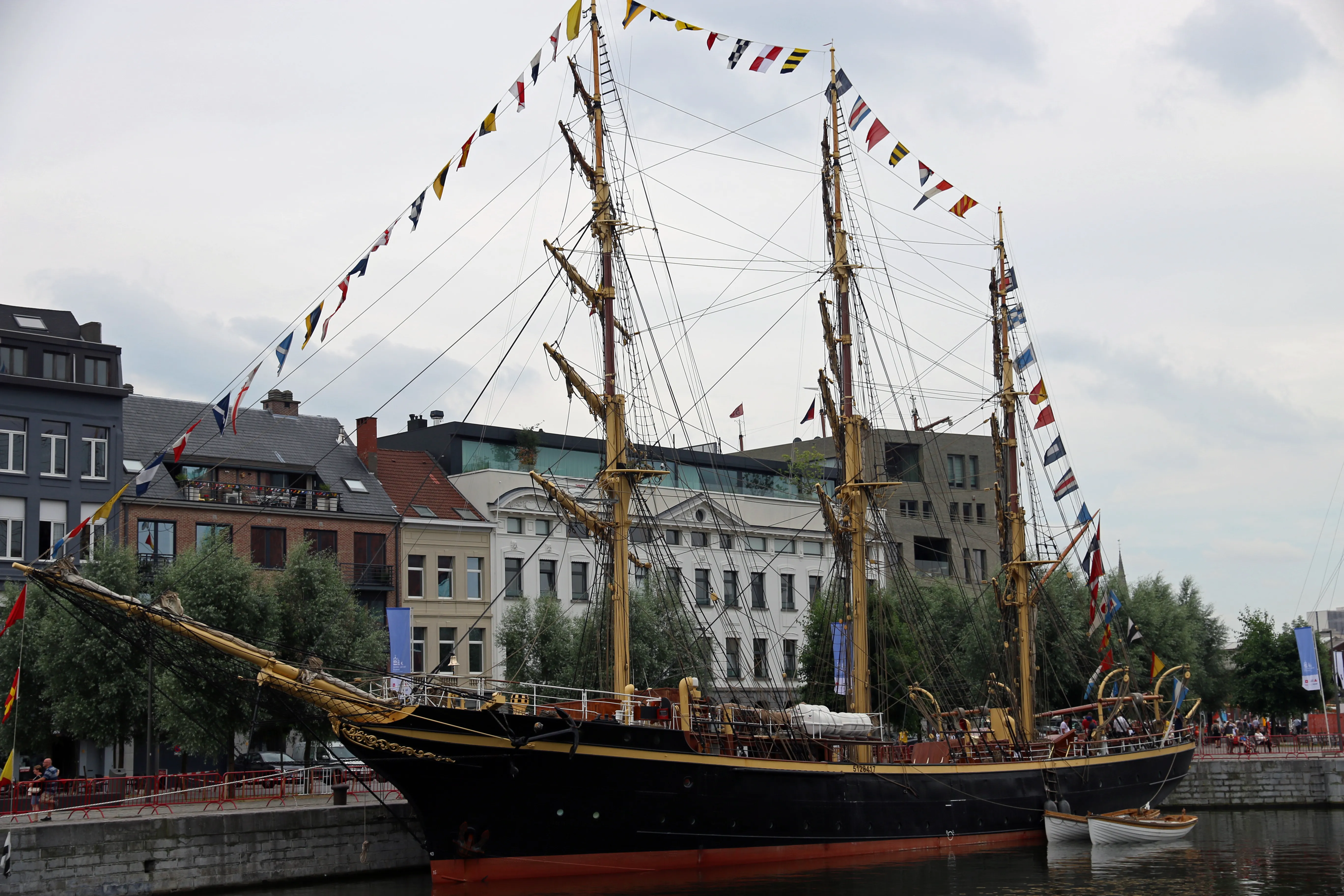 Georg Stage at Antwerp Tall Ships Races, 2016.
