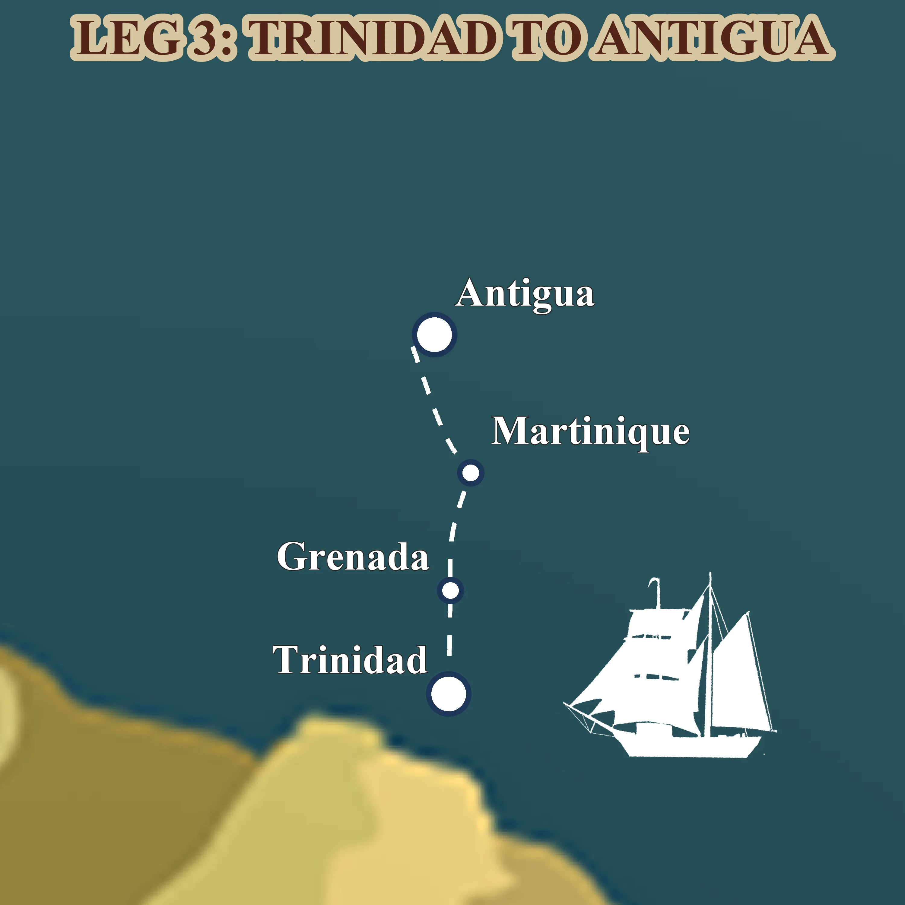 Leg 7: through the Windward Islands from Trinidad to Antigua