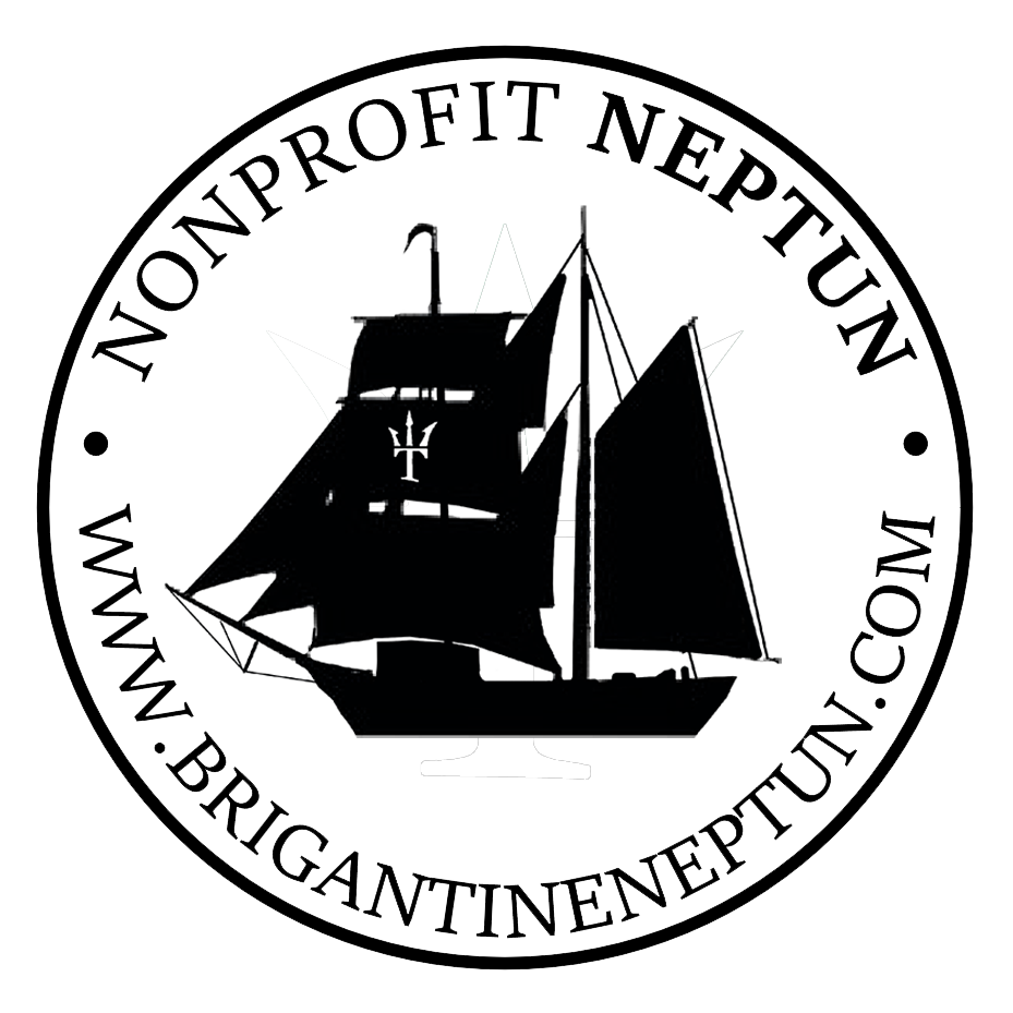 NEPTUN Logo Black Transparent with ship